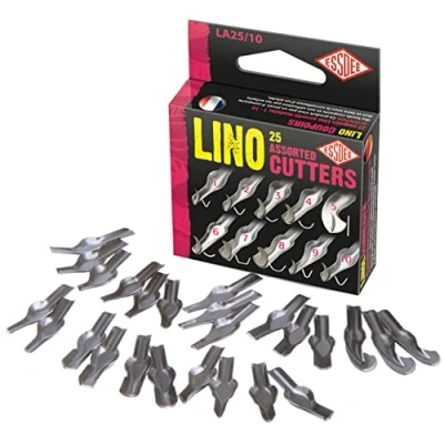 Image of ESSDEE Lino Cutter Set, Metal, 2 x 7.5 9 cm