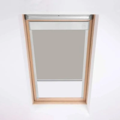Image of Skylight Roller Blinds For Velux Roof Windows, Blackout Blind, Window Code SK06 Light Grey