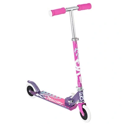 Image of EVO Inline Scooter (Pink/Purple) Kids 2 Wheel Perfect For Boys &amp; Girls