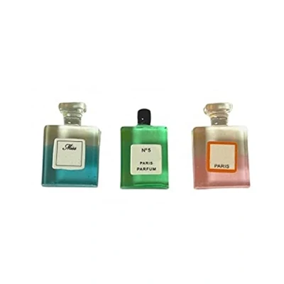 Image of Melody Jane Dolls House 3 Bottles of Ladies Perfume Miniature Bedroom Shop Accessory 1:12