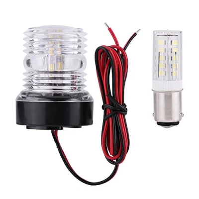 Image of Keenso Boat Anchor Light, 12V 360 Waterproof Marine Yacht Navigation Led Light Portable Signal