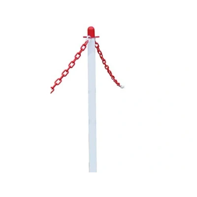 Image of Faithfull Plastic Post for Chain White