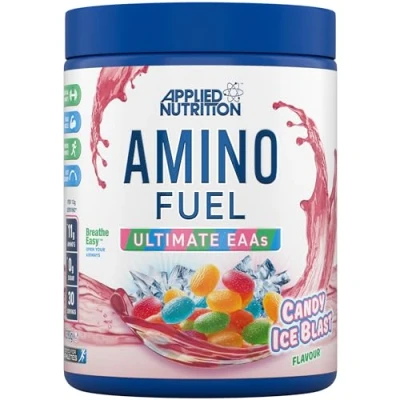 Image of Applied Nutrition Amino Fuel Acids Supplement, EAA Essential Powder, Muscle &amp; Recovery (390g 30 Servings) (Candy Ice Blast) (New)