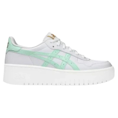 Image of Asics Sportstyle Japans S PF Trainers, Women&#039;s, Size: 4.5, White/mint tint High quality imitation leather