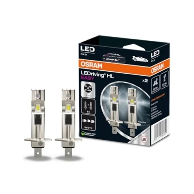 Image of OSRAM LEDriving HL EASY ≜ H1, LED high and low beam lamp, Cool White 6500K, no accessory needed, offroad use only ECE, 2 lamps