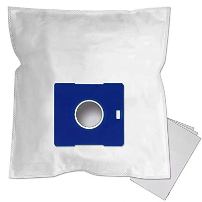 Image of 10 Vacuum Cleaner Bags for Hanseatic VCB35B15C 1J7W 70, Fresh 1500, 1800 VC H 4205, Eco Line Premio Includes Filter Compatible with Swirl Y05, Y45, Y50, Y93, Y95, Y99, Y101, Y105