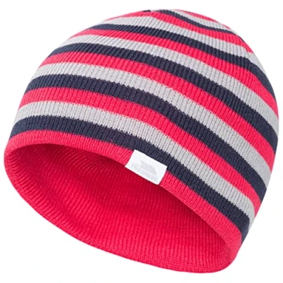 Image of Trespass Reagan Kids&#039; Outdoor Knit Hat available in Raspberry Size 2/4