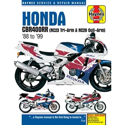 Image of Honda CBR400RR Fours (88 99) Haynes Repair Manual (Paperback)