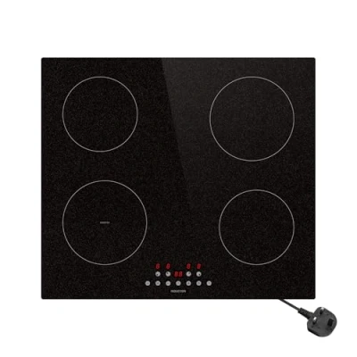 Image of STARCHARTS Build in Induction Hob with 4 zones, Plug &amp; Play, 13amp electric hob,cooktops Rated Power 2.8kW, BRI4002 S