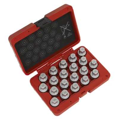 Image of Sealey Locking Wheel Nut Key Set 20pc Vauxhall B