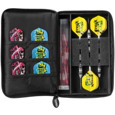 Image of Viper Casemaster Select Nylon Steel and Soft Tip Dart Accessory Case, Holds 3 Darts, Foam Cushion Allows Flights to be Stored Open Without Being Crushed,Black