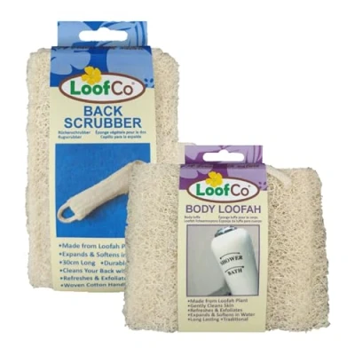 Image of Loofah Body Scrubber Set Containing Loofco Back and
