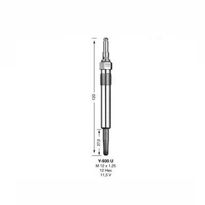 Image of NGK Glow Plug Y 930U (5568)