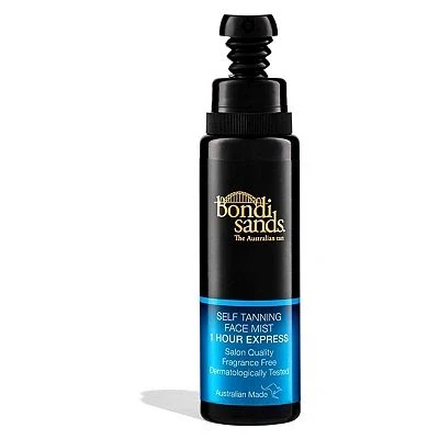 Image of Bondi Sands 1 Hour Express Self Tanning Face Mist Lightweight, Fragrance Free Formula Quickly Provides a Natural, Flawless Bronzed Glow, Non Comedogenic, Vegan + Cruelty 70 mL/2.36 Oz