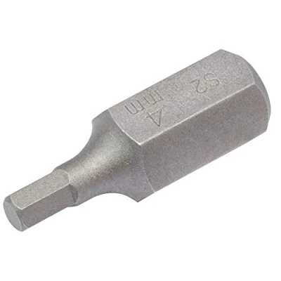 Image of Draper 4mm x 30mm Hexagonal 10mm Insert Bit for Mechanic&#039;s Sets