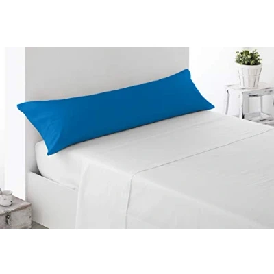 Image of Miracle Home Soft Comfortable 50% Cotton Polyester Blue Cushion Cover 90cm