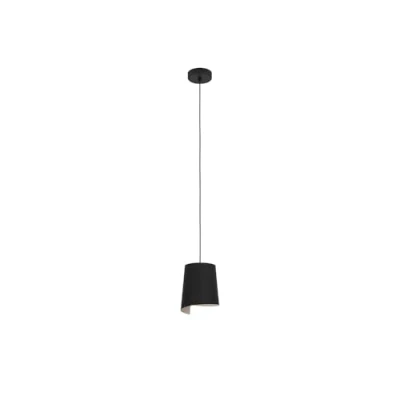 Image of EGLO Bolivia pendant light black/sand colour, 1 bulb