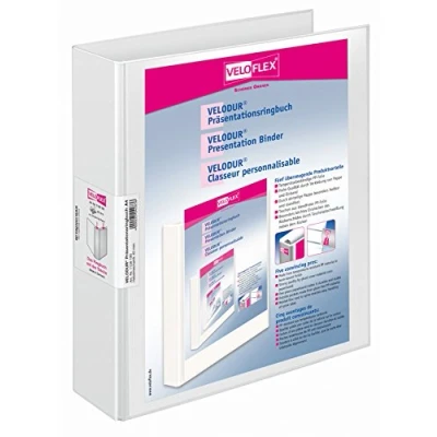 Image of Veloflex VELODUR ring binders (White, Polypropylene, A4)