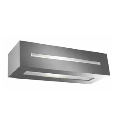 Image of Alfil Outdoor Wall Light Urban Grey 1x E27 IP44