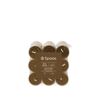 Image of Spaas Scented Clearlights flatpack x18 4.5h, Warm Wonder, Brown