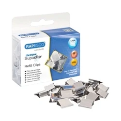 Image of Rapesco Supaclip 60 Clips for Sheets of 80gsm CP10060S Pack 100