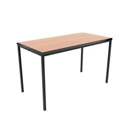 Image of Tc Titan Table 1200 x 600 760 Beech Top Black Frame