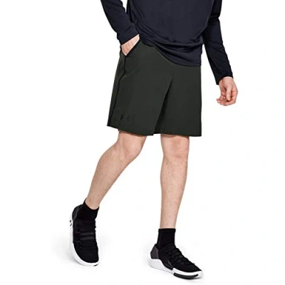 Image of Under Armour Men Qualifier Wg Perf Short Baroque Green/Black (310), Small