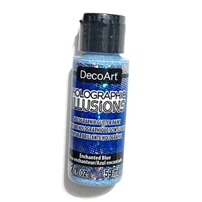 Image of Enchanted Blue Holographic Illusion