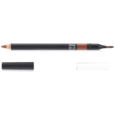 Image of 3INA MAKEUP Vegan The Lip Pencil 513 Medium brown red Longwearing Formula Highly Pigmented Intense Colors Built In Brush Colorful Shades Cruelty Free