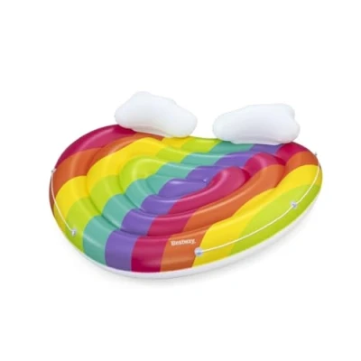 Image of Bestway Rainbow Dreams Pool Float, Inflatable Lounger, Swimming and Beach Toy