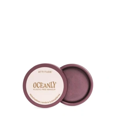Image of ATTITUDE Oceanly Eyeshadow, EWG Verified, Single Shimmer Cream Plastic Free, Vegan Beauty and Makeup, Berry Bliss, 5 mL
