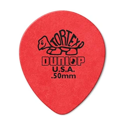 Image of Jim Dunlop 413R.50 Guitar Picks, 0.50 mm, Red