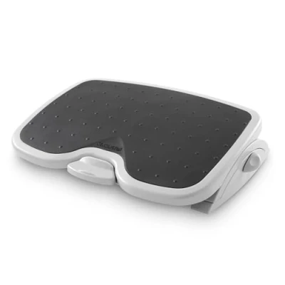 Image of Kensington Adjustable Ergonomic Foot Rest SoleMate Plus Under Desk for Improved Posture, Siatica and Orthopedic Relief Grey (56146) , 450 x 350 mm