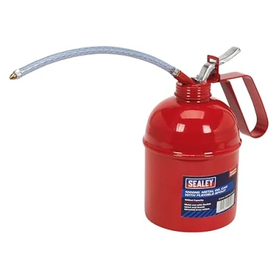 Image of Sealey TP1000 Metal Oil Can Flexible Spout 1000ml