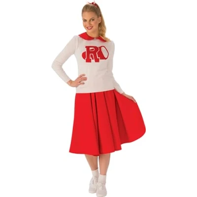 Image of Rubies 820765 Grease Rydell High Cheerleader Costume Adult Sized, Shown, Medium