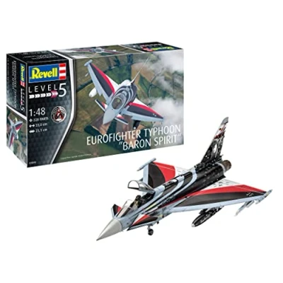 Image of Revell 03848 Eurofighter Typhoon &quot;BARON SPIRIT&quot; 1:48 Scale Unbuilt/Unpainted Plastic Model Kit