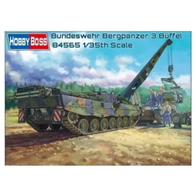 Image of Hobbyboss HBB84565 1:35 Bergepanzer BPz3 Buffalo 3&quot; ARV Scale Model Kit, Molded Color