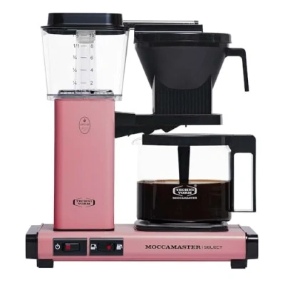 Image of Moccamaster KBG Select, Coffee Makers, Filter Coffee, Pink, UK Plug, 1.25 Liters