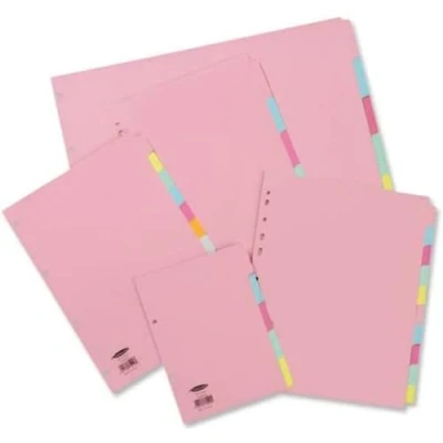 Image of Concord Subject Dividers 230 Micron 5 Part A4 Ref 234256