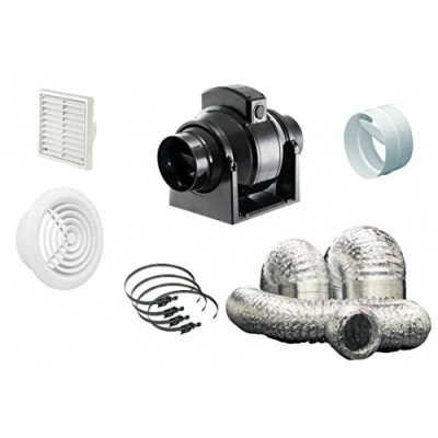 Image of MF150T Timer Back Draught Bathroom Fan Kit 4&quot; 5&quot; 6&quot; (MF 150)
