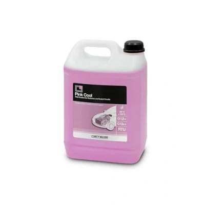 Image of ERRECOM Pink Cool, Coolant and Antifreeze 20C/+106C, Formulation with 100% silanized Si OAT inhibitor package, G12+, G12++, Ready to Use, 5 Litre