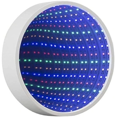 Image of Round Infinity Tunnel Light and Mirror