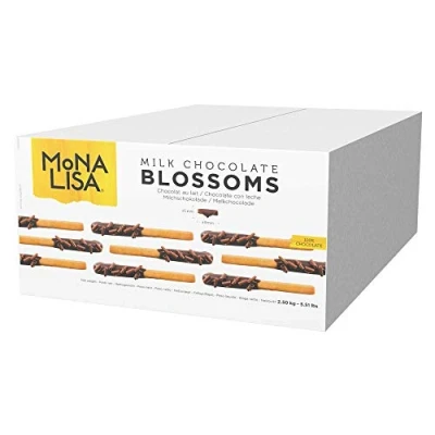 Image of Mona Lisa Belgian Chocolate Blossoms Callebaut (Milk Chocolate, 2.5kg Box)