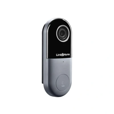 Image of Link2Home Wireless Smart Video Doorbell BellBattery with Motion Detection, 2 Way Audio, WiFi, Voice Control &amp; Wide Angle Camera