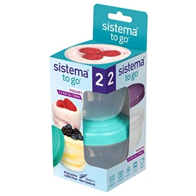 Image of To Go Collection Yogurt Food Storage Containers, Pack of 2