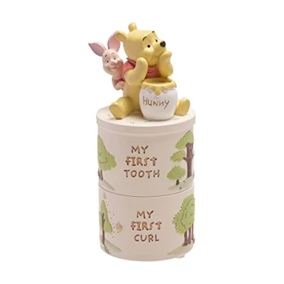 Image of Disney Winnie The Pooh Resin Tooth And Curl Trinket Box Set