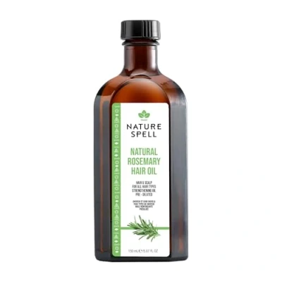 Image of Nature Spell Rosemary Oil for Hair &amp; Skin 150 ml Growth Treat Dry Damaged to Target Loss Made in The UK