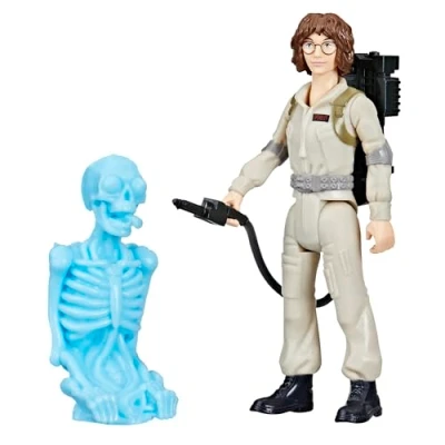 Image of Ghostbusters Fright Features Phoebe Spengler Action Figure with Ecto Stretch Tech Bonesy Ghost Toy Accessory, Toys for Kids Ages 4+