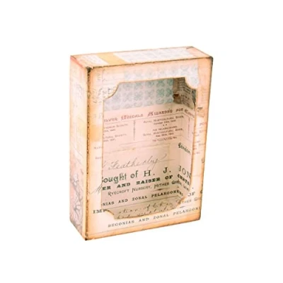Image of Sizzix Bigz XL Die w/Framelits 664419 Curio Box by Tim Holtz, Metal, Multi Colour, One Size
