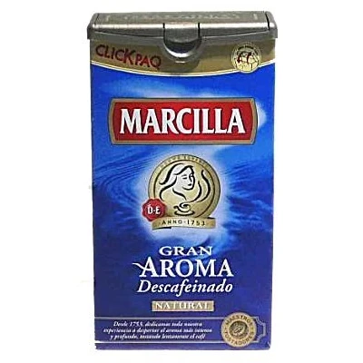 Image of Marcilla Gran Aroma Natural Decaffeinated Ground coffee 250 gr